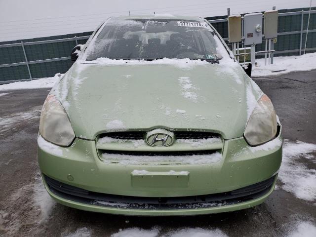 KMHCM36C28U068045 - 2008 HYUNDAI ACCENT GS GREEN photo 5