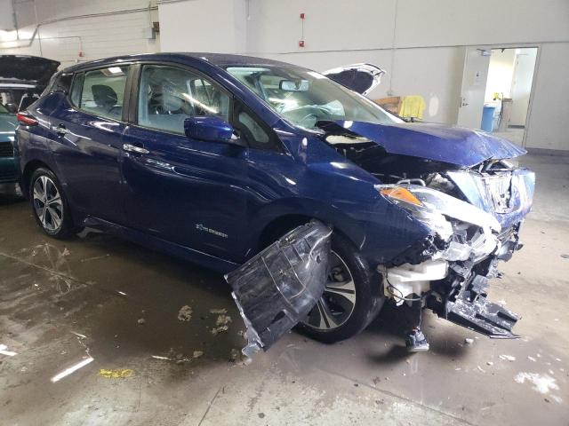 1N4AZ1CP9KC302466 - 2019 NISSAN LEAF S BLUE photo 4