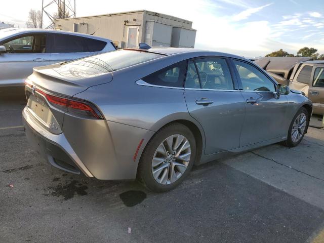 JTDAAAAA2MA000466 - 2021 TOYOTA MIRAI XLE GRAY photo 3