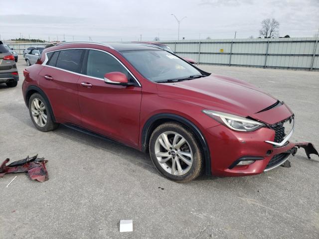 SJKCH5CP7HA037111 - 2017 INFINITI QX30 BASE BURGUNDY photo 4