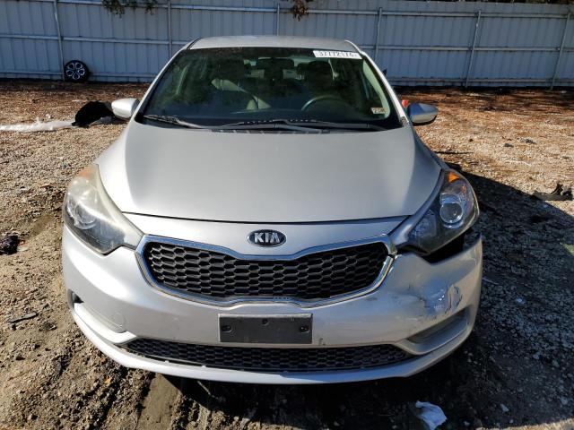 KNAFK4A61F5343293 - 2015 KIA FORTE LX SILVER photo 5