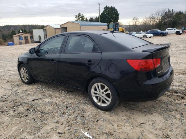 KNAFU4A24C5556175 - 2012 KIA FORTE EX BLACK photo 2