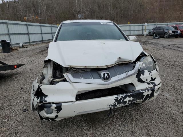 5J8TB18587A021956 - 2007 ACURA RDX TECHNOLOGY WHITE photo 5