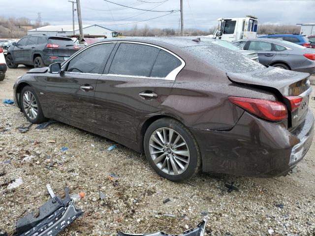 JN1EV7AR7JM430683 - 2018 INFINITI Q50 LUXE BURGUNDY photo 2