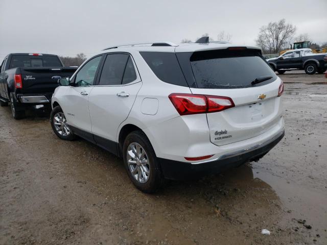 3GNAXKEV8MS172671 - 2021 CHEVROLET EQUINOX LT WHITE photo 2