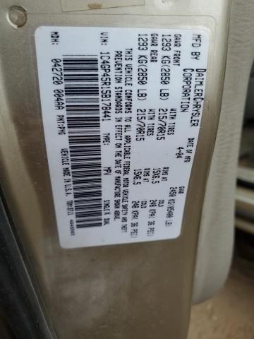 1C4GP45R15B178441 - 2005 CHRYSLER TOWN & COU 金色 照片 13