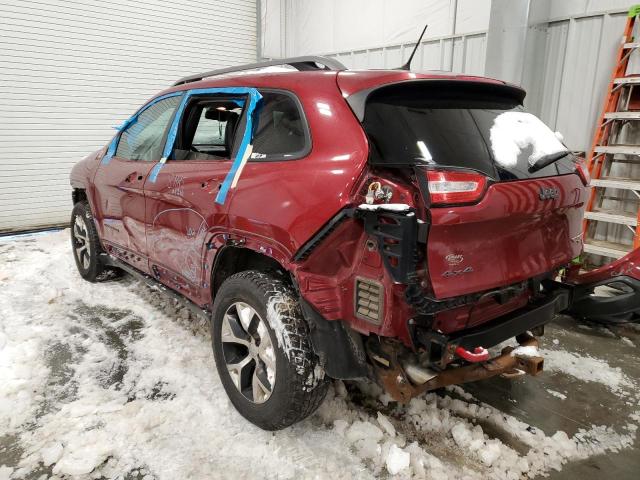 1C4PJMBS7EW132100 - 2014 JEEP CHEROKEE TRAILHAWK ბურგუნდია ფოტო 2