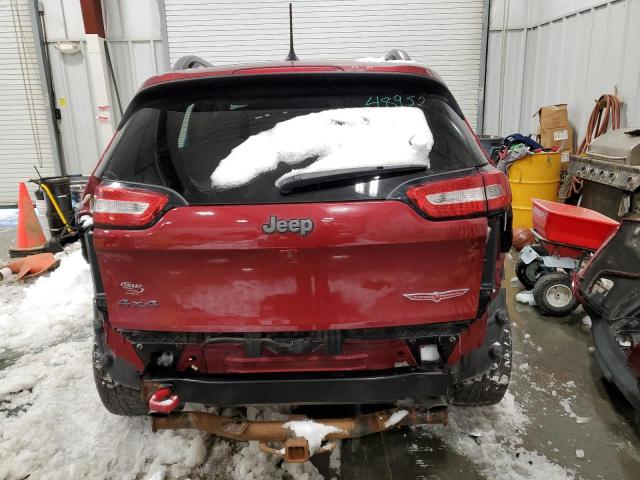 1C4PJMBS7EW132100 - 2014 JEEP CHEROKEE TRAILHAWK ბურგუნდია ფოტო 6