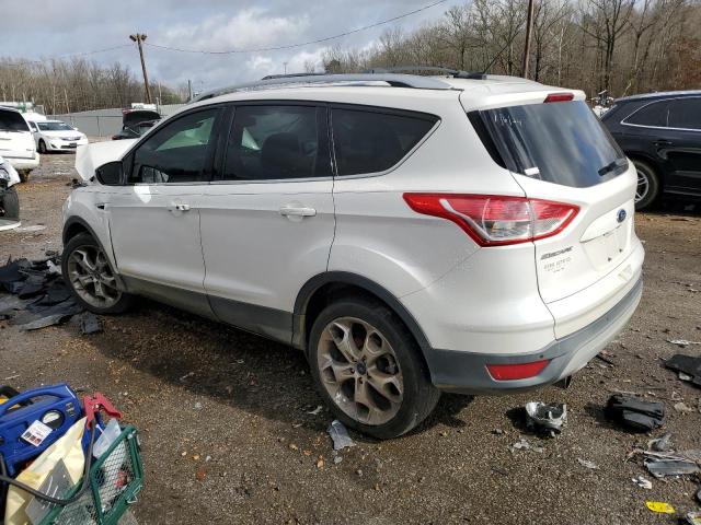 1FMCU0J91DUB14856 - 2013 FORD ESCAPE TITANIUM WHITE photo 2