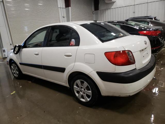 KNADE123X76228205 - 2007 KIA RIO BASE WHITE photo 2