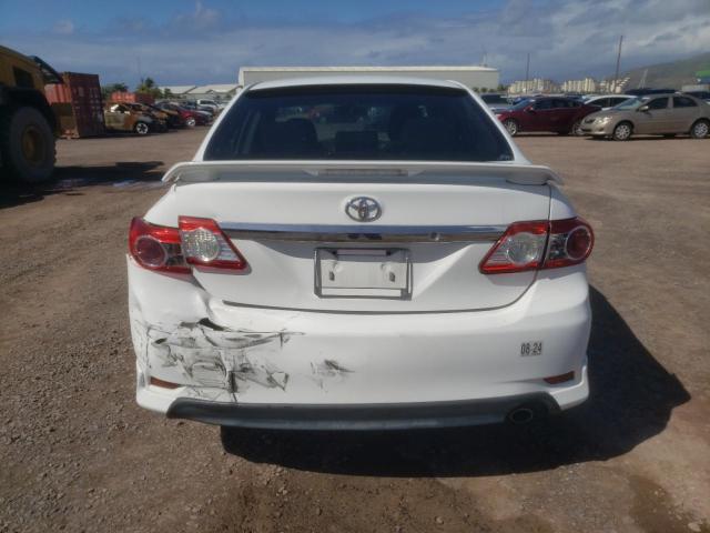 2T1BU4EE3CC916349 - 2012 TOYOTA COROLLA BASE WHITE photo 6