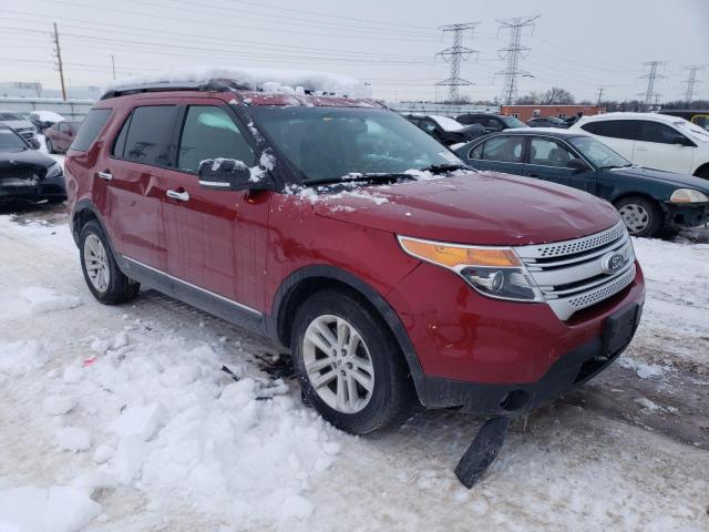 1FM5K8D83EGA27685 - 2014 FORD EXPLORER XLT RED photo 4