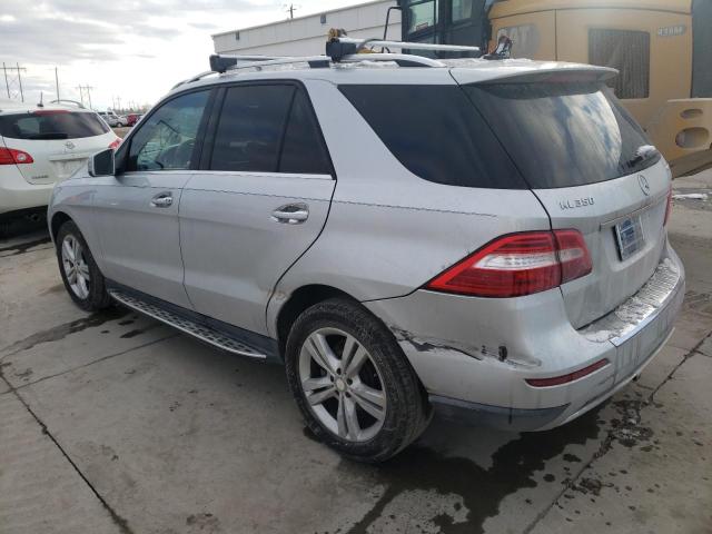 4JGDA5HB6DA213466 - 2013 MERCEDES-BENZ ML 350 4MATIC SILVER photo 2