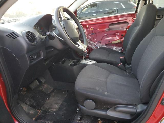 ML32A3HJ9KH014250 - 2019 MITSUBISHI MIRAGE ES RED photo 7