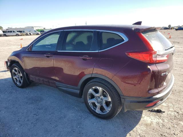 7FARW1H55JE050430 - 2018 HONDA CR-V EX MAROON photo 2