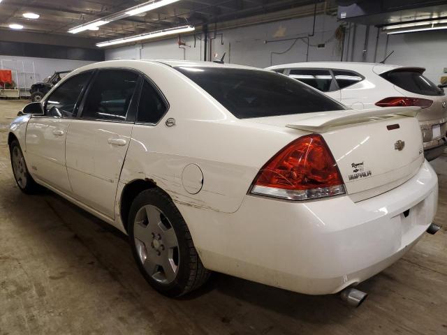 2G1WD58C789251148 - 2008 CHEVROLET IMPALA SUPER SPORT WHITE photo 2