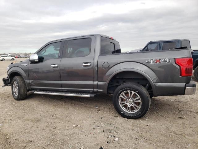 1FTEW1E54LKD50528 - 2020 FORD F150 SUPERCREW GRAY photo 2