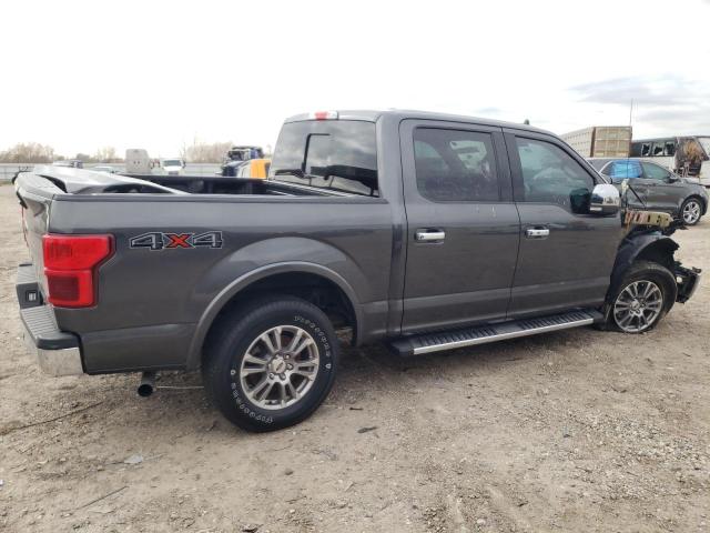 1FTEW1E54LKD50528 - 2020 FORD F150 SUPERCREW GRAY photo 3