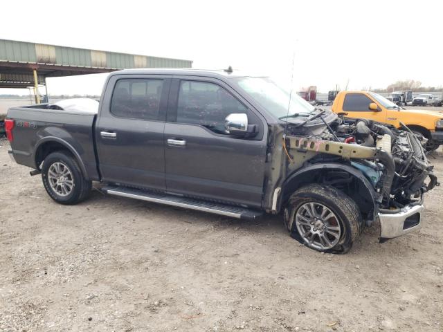 1FTEW1E54LKD50528 - 2020 FORD F150 SUPERCREW GRAY photo 4