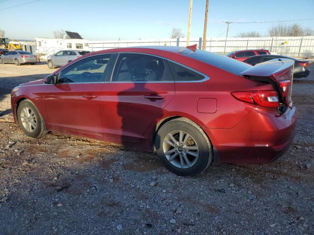 5NPE24AF2FH154134 - 2015 HYUNDAI SONATA SE RED photo 2