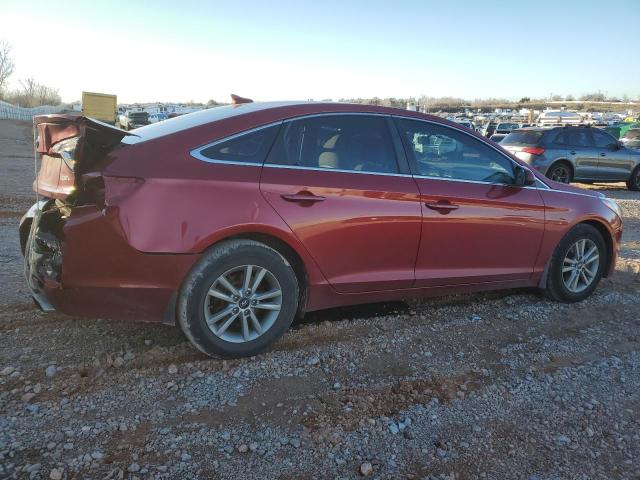 5NPE24AF2FH154134 - 2015 HYUNDAI SONATA SE RED photo 3