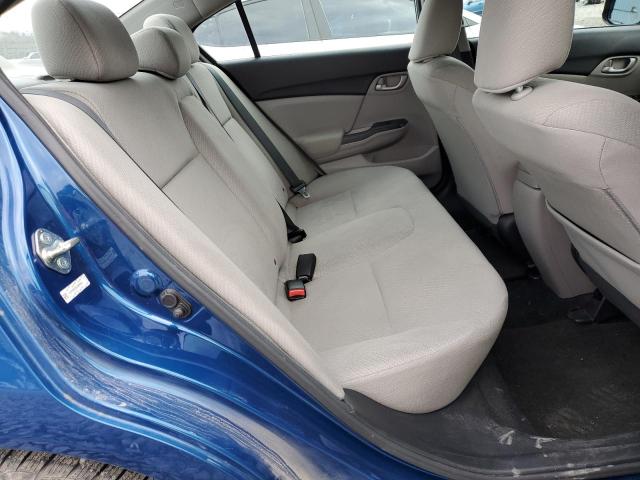 19XFB2F53DE280089 - 2013 HONDA CIVIC LX BLUE photo 10