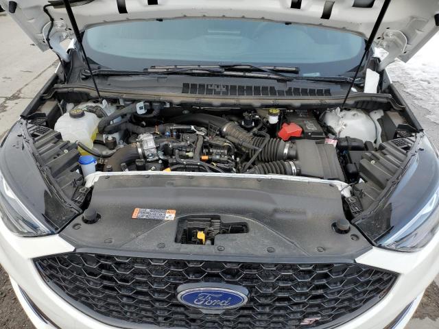 2FMPK4AP4NBA25772 - 2022 FORD EDGE ST WHITE photo 12