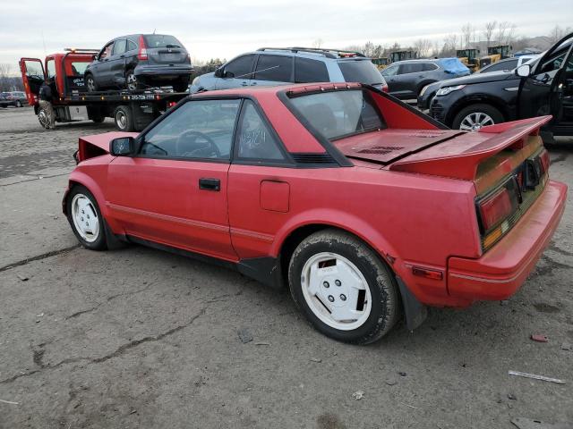 JT2AW15C3H0115577 - 1987 TOYOTA MR2 RED photo 2