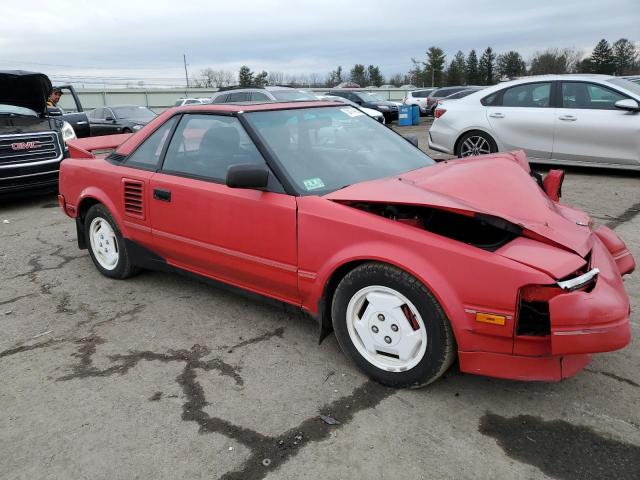 JT2AW15C3H0115577 - 1987 TOYOTA MR2 RED photo 4