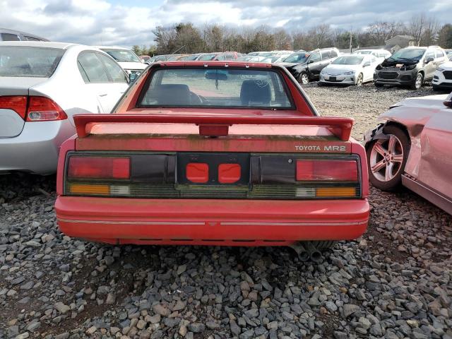 JT2AW15C3H0115577 - 1987 TOYOTA MR2 RED photo 6