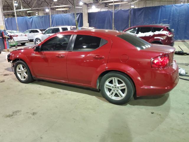 1C3CDZCB6EN156142 - 2014 DODGE AVENGER SXT RED photo 2