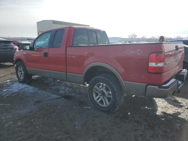 1FTPX14545NB24790 - 2005 FORD F150 RED photo 2