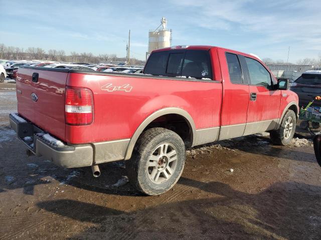 1FTPX14545NB24790 - 2005 FORD F150 RED photo 3