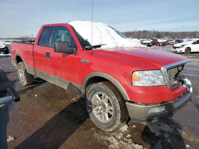 1FTPX14545NB24790 - 2005 FORD F150 RED photo 4