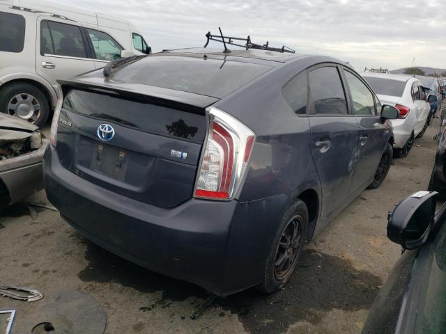 JTDKN3DU6F1914667 - 2015 TOYOTA PRIUS GRAY photo 3