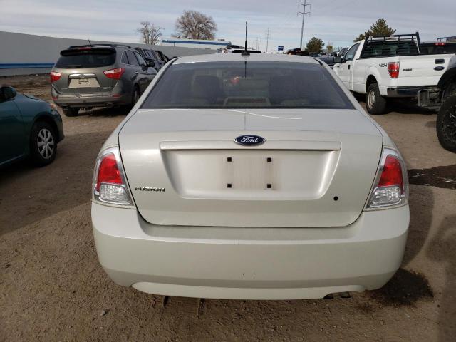 3FAHP06Z08R202536 - 2008 FORD FUSION S WHITE photo 6