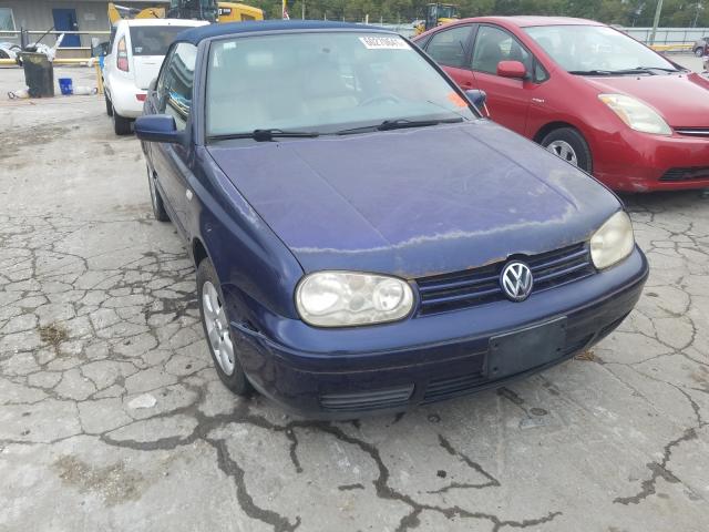 3VWDC21V62M809949 - 2002 VOLKSWAGEN CABRIO GLX BLUE photo 1