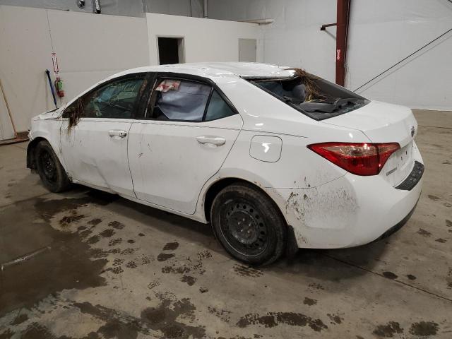 2T1BURHE2JC074500 - 2018 TOYOTA COROLLA L WHITE photo 2