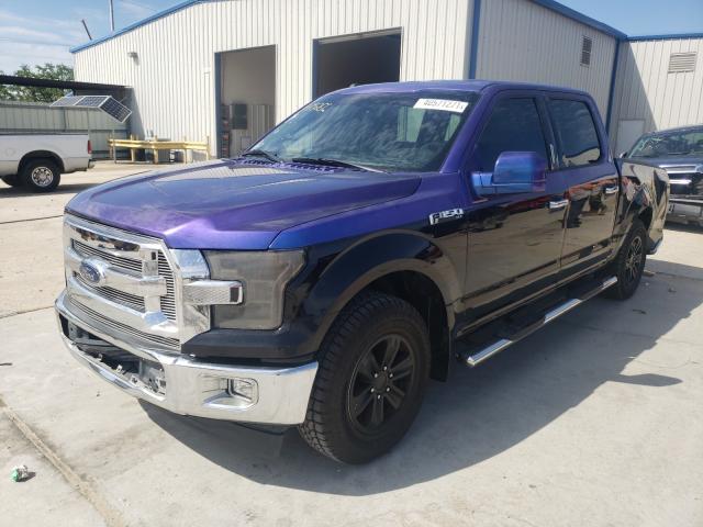 1FTEW1CF7HKC65377 - 2017 FORD F150 SUPERCREW TWO TONE photo 2
