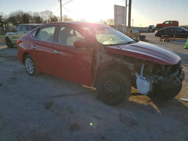 3N1AB7AP6GL682935 - 2016 NISSAN SENTRA S RED photo 4