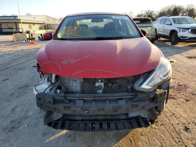 3N1AB7AP6GL682935 - 2016 NISSAN SENTRA S RED photo 5