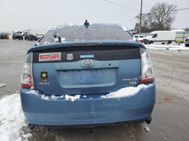 JTDKB20U740112124 - 2004 TOYOTA PRIUS BLUE photo 6