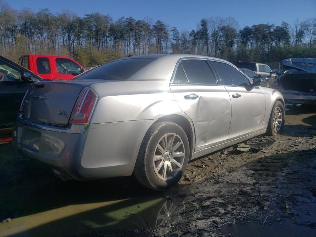 2C3CCAET7EH109253 - 2014 CHRYSLER 300C SILVER photo 3