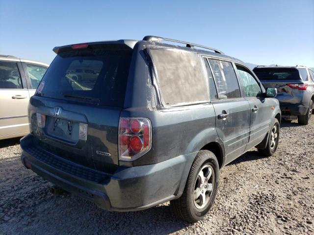 2HKYF18586H539503 - 2006 HONDA PILOT EX CHARCOAL photo 3