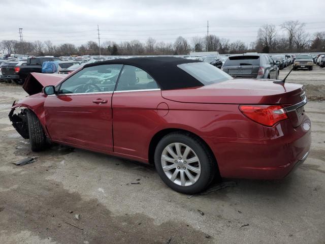 1C3BCBEB4CN168788 - 2012 CHRYSLER 200 TOURING MAROON photo 2