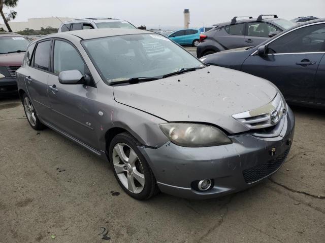 JM1BK343151299167 - 2005 MAZDA 3 HATCHBACK GRAY photo 4