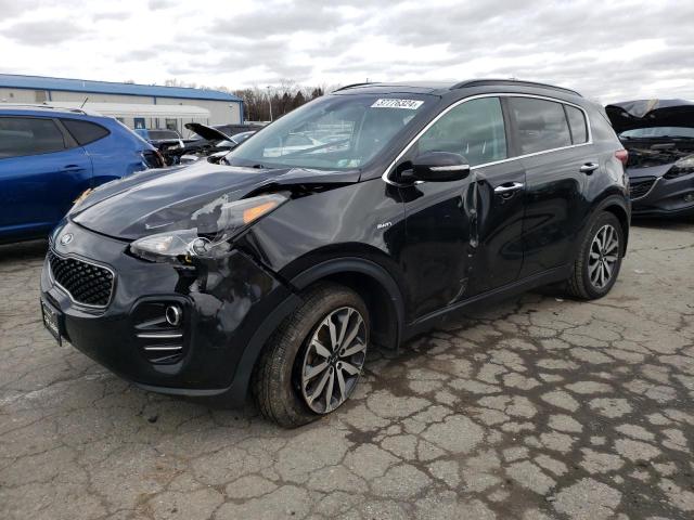 KNDPNCAC0J7309244 - 2018 KIA SPORTAGE EX BLACK photo 1