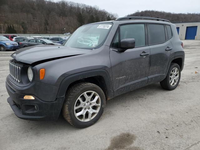 ZACCJBBB2JPH74637 - 2018 JEEP RENEGADE LATITUDE GRAY photo 1