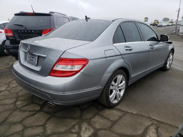 WDDGF54X08F077578 - 2008 MERCEDES-BENZ C 300 GRAY photo 3