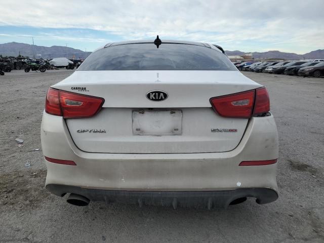 5XXGR4A68FG515463 - 2015 KIA OPTIMA SX WHITE photo 6